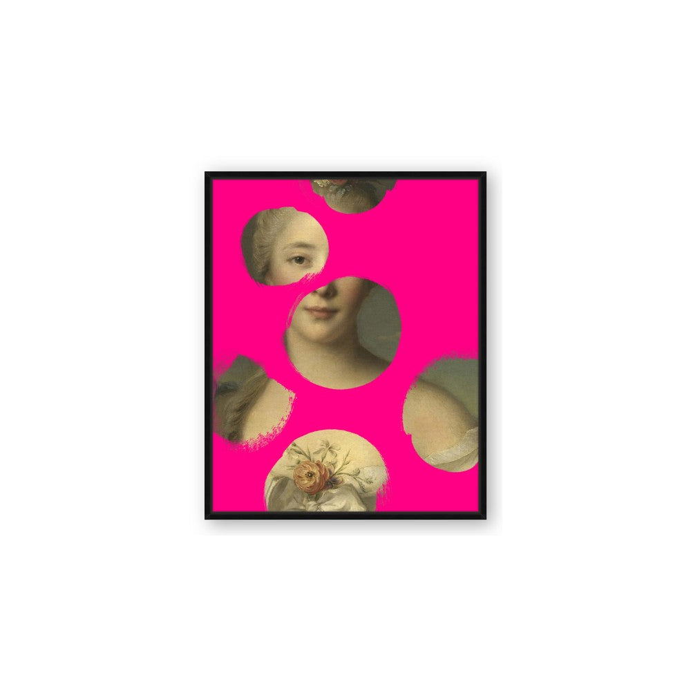 Neon Pink Circles