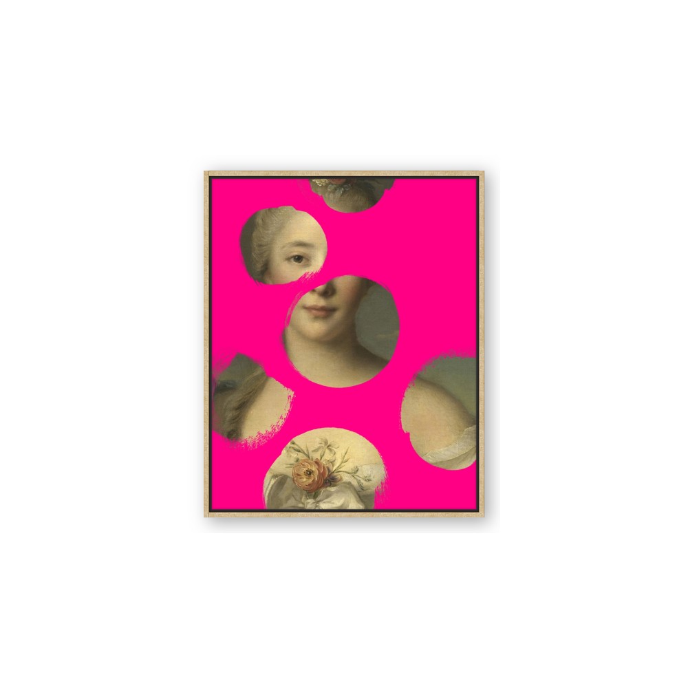 Neon Pink Circles