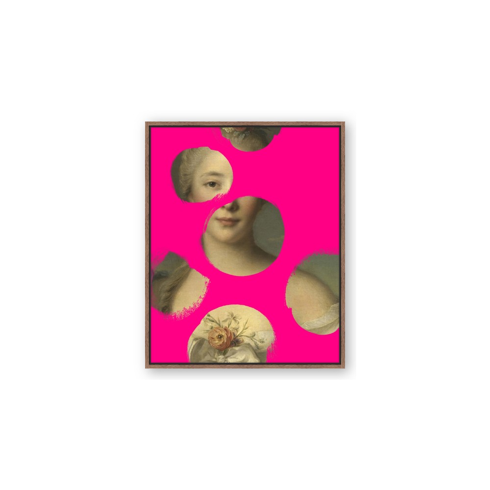 Neon Pink Circles
