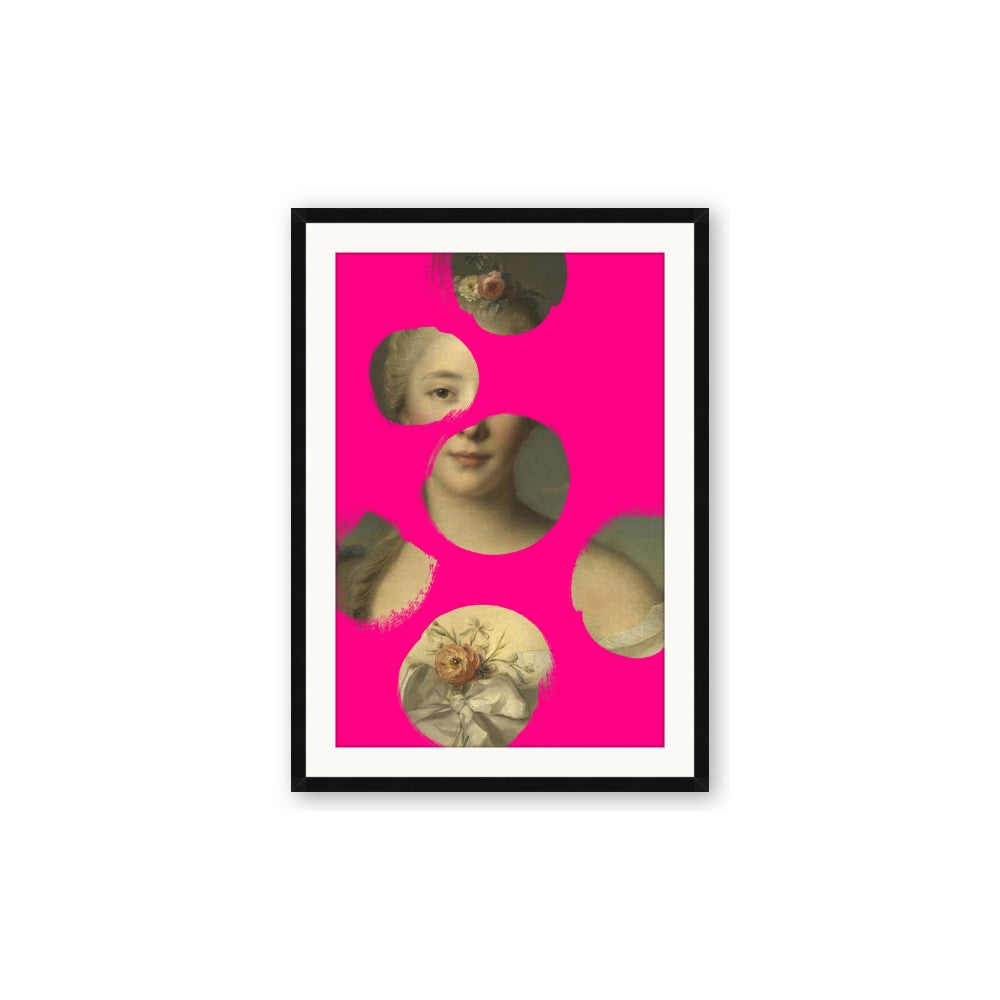 Neon Pink Circles