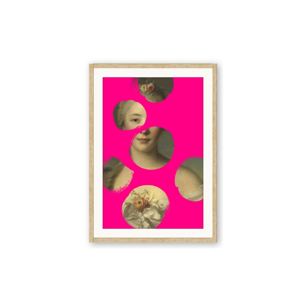 Neon Pink Circles