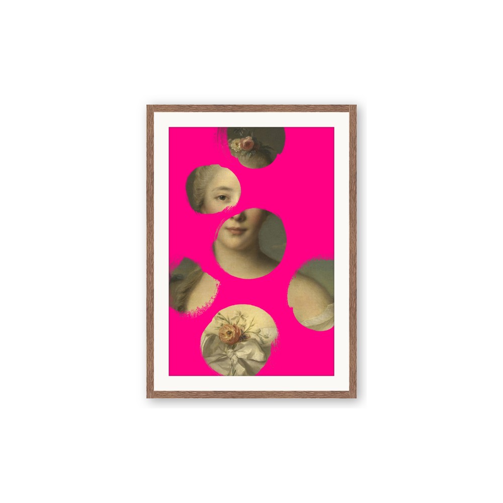 Neon Pink Circles