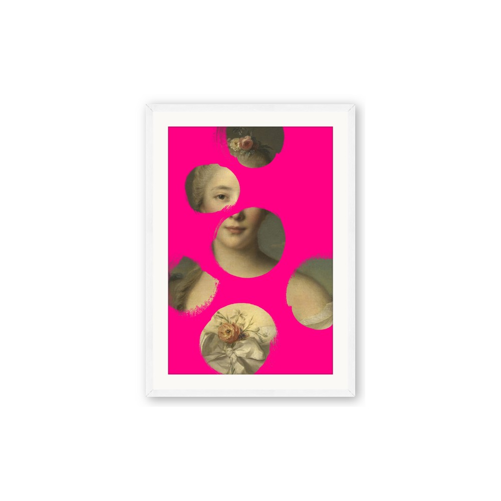 Neon Pink Circles