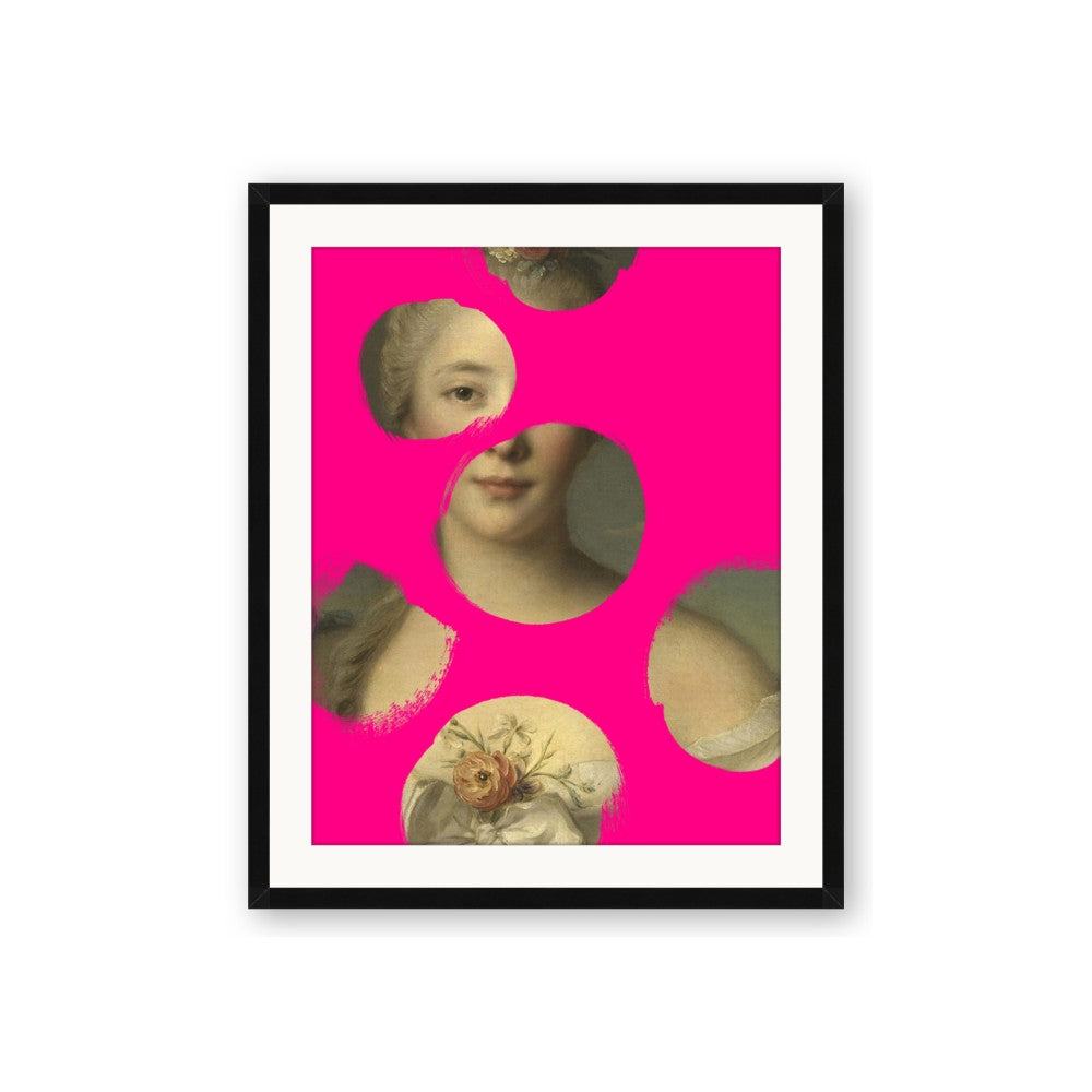 Neon Pink Circles