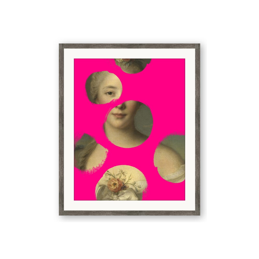 Neon Pink Circles
