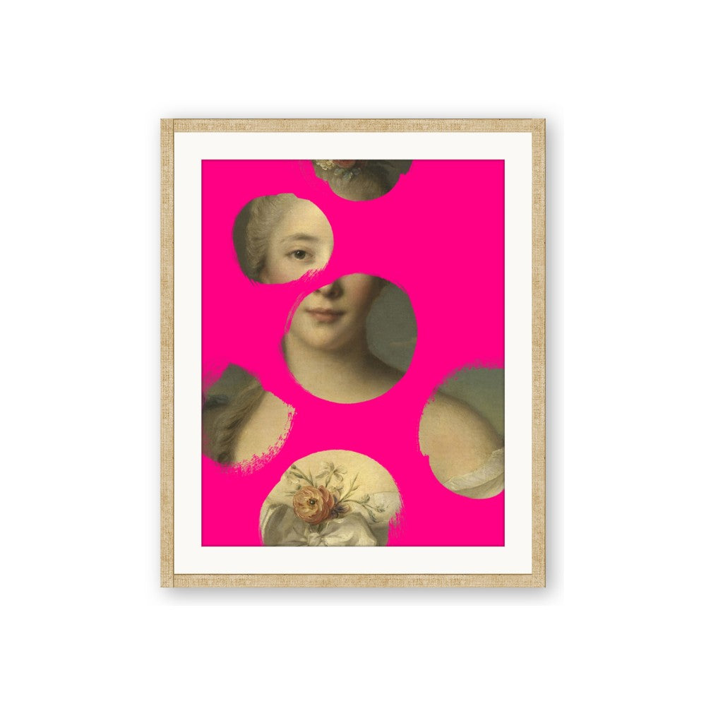 Neon Pink Circles