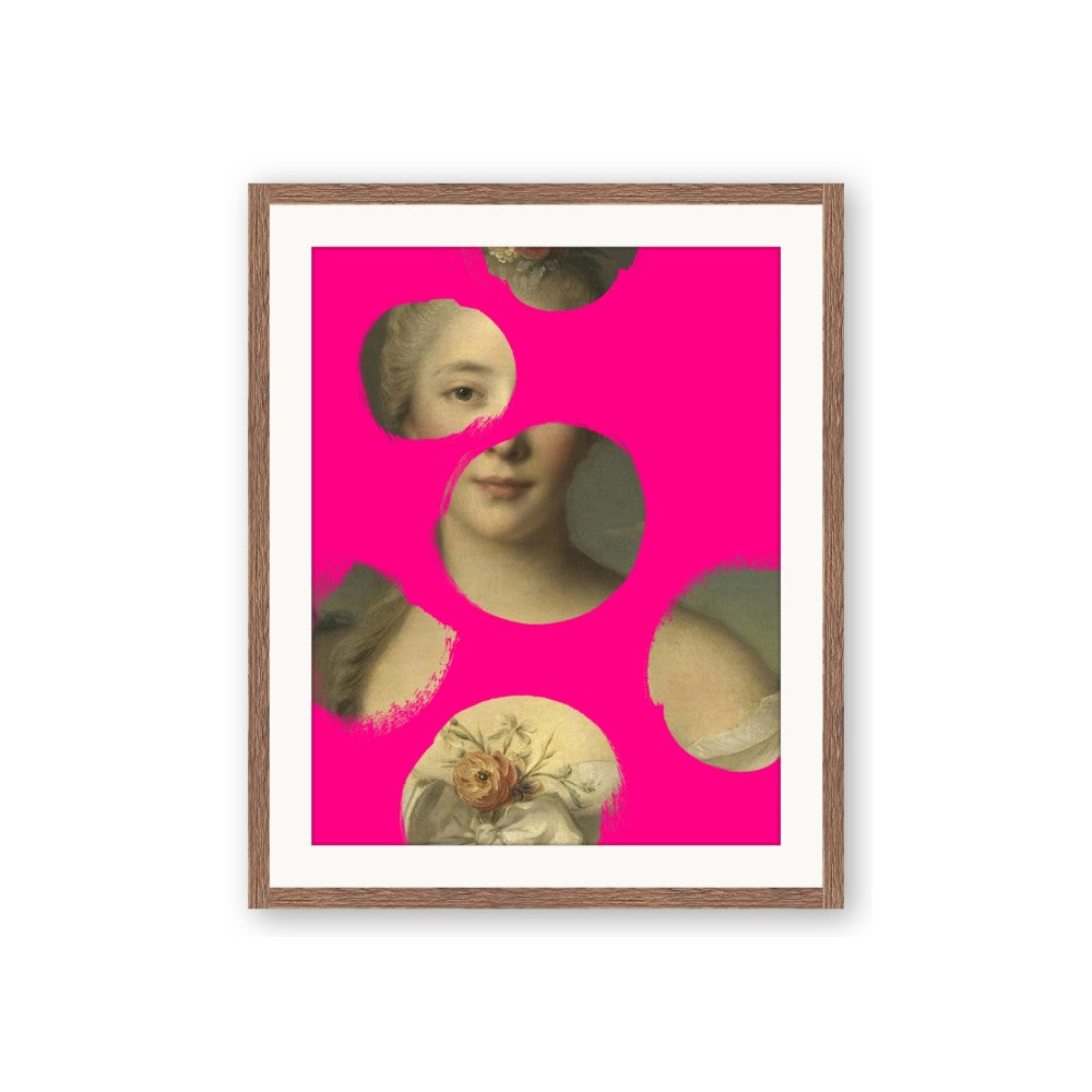 Neon Pink Circles