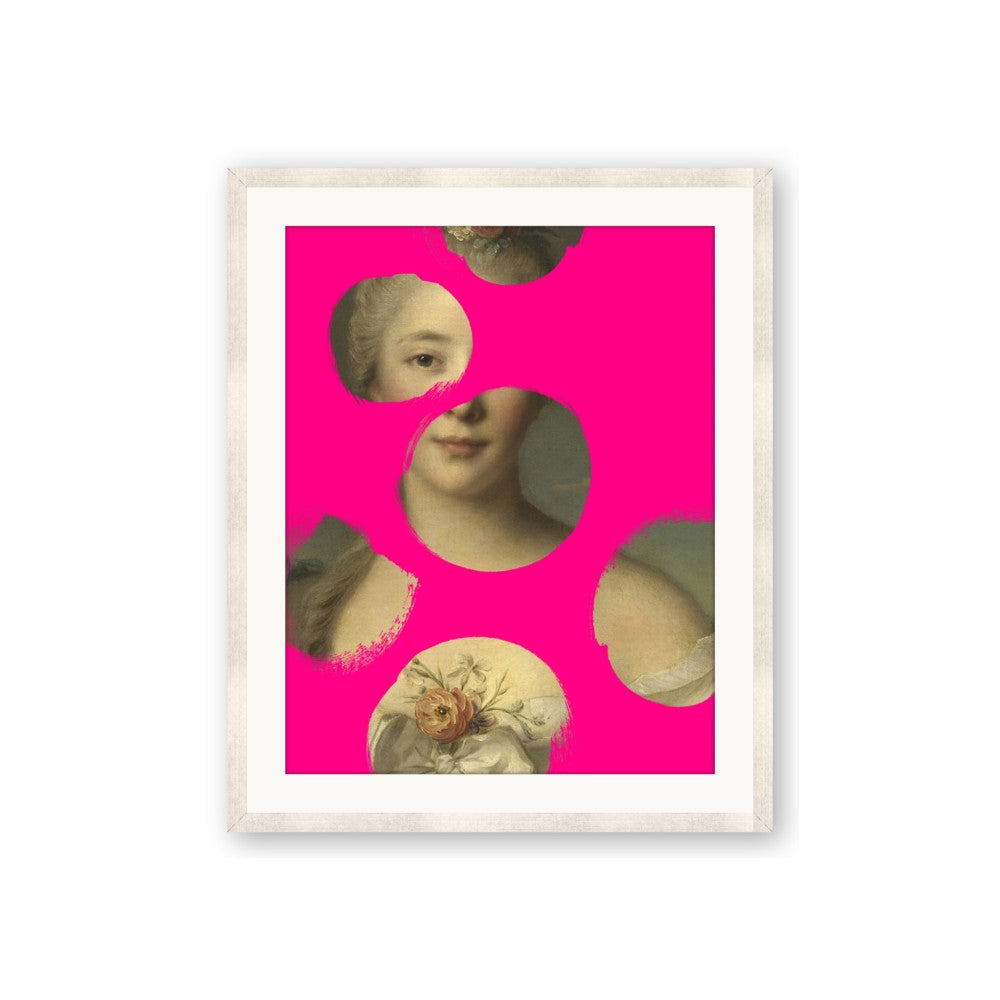 Neon Pink Circles