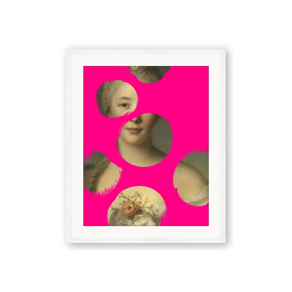 Neon Pink Circles