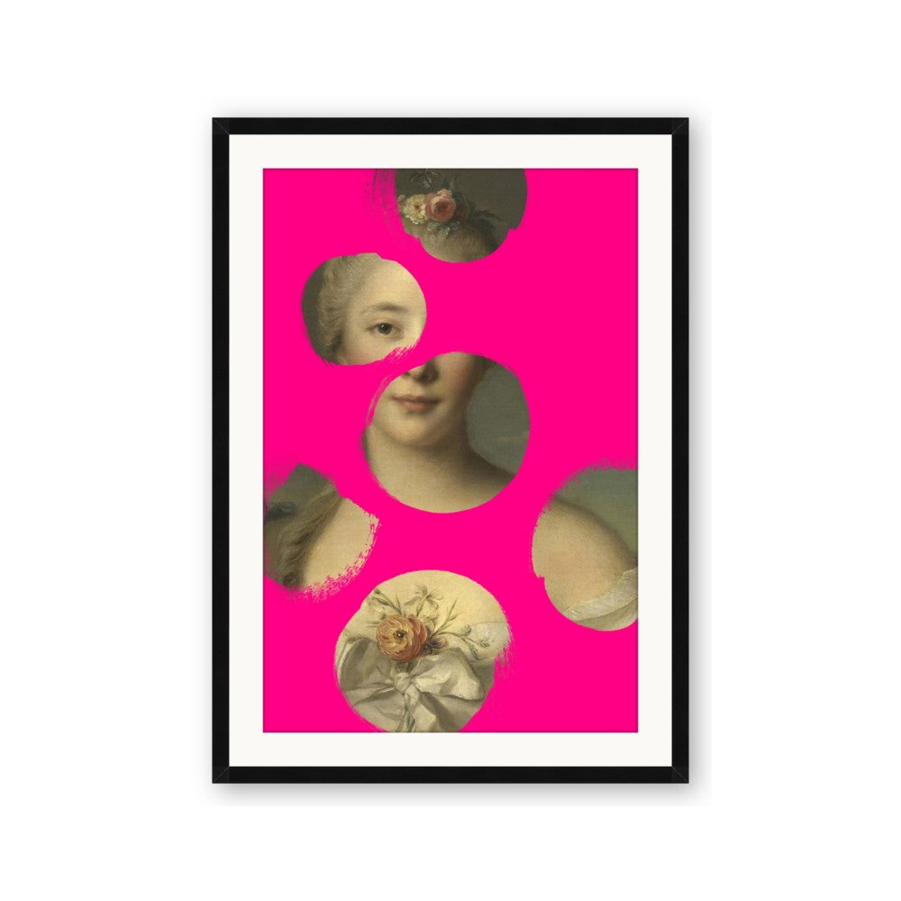 Neon Pink Circles