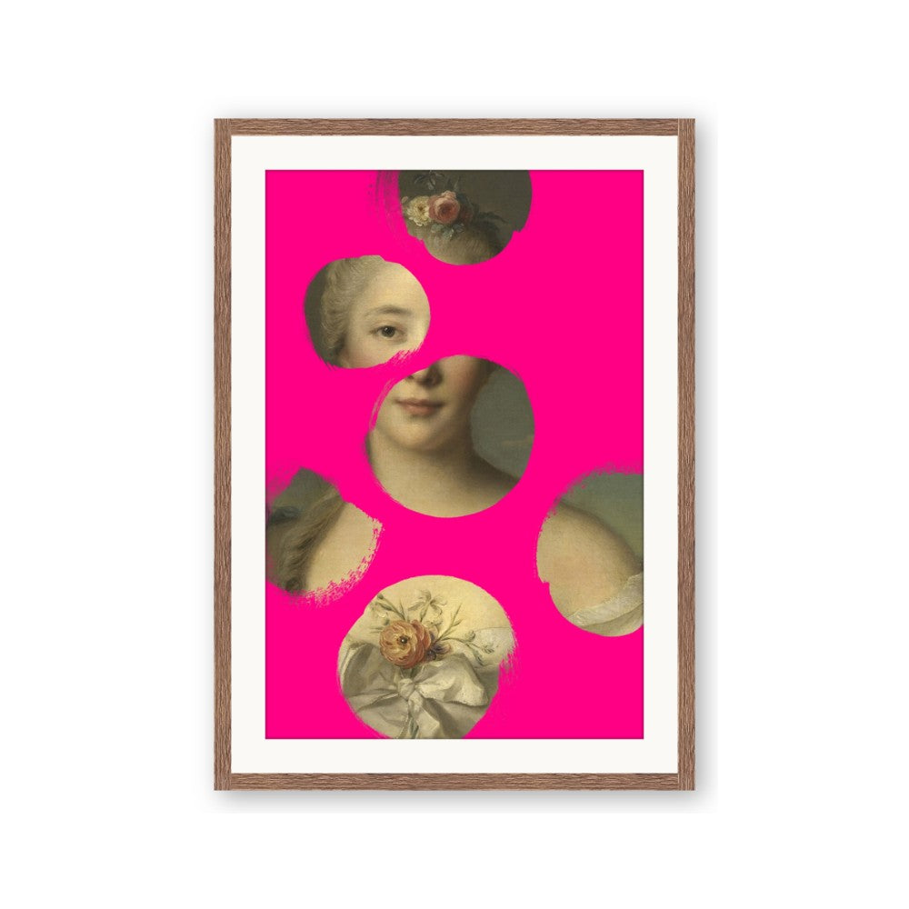 Neon Pink Circles