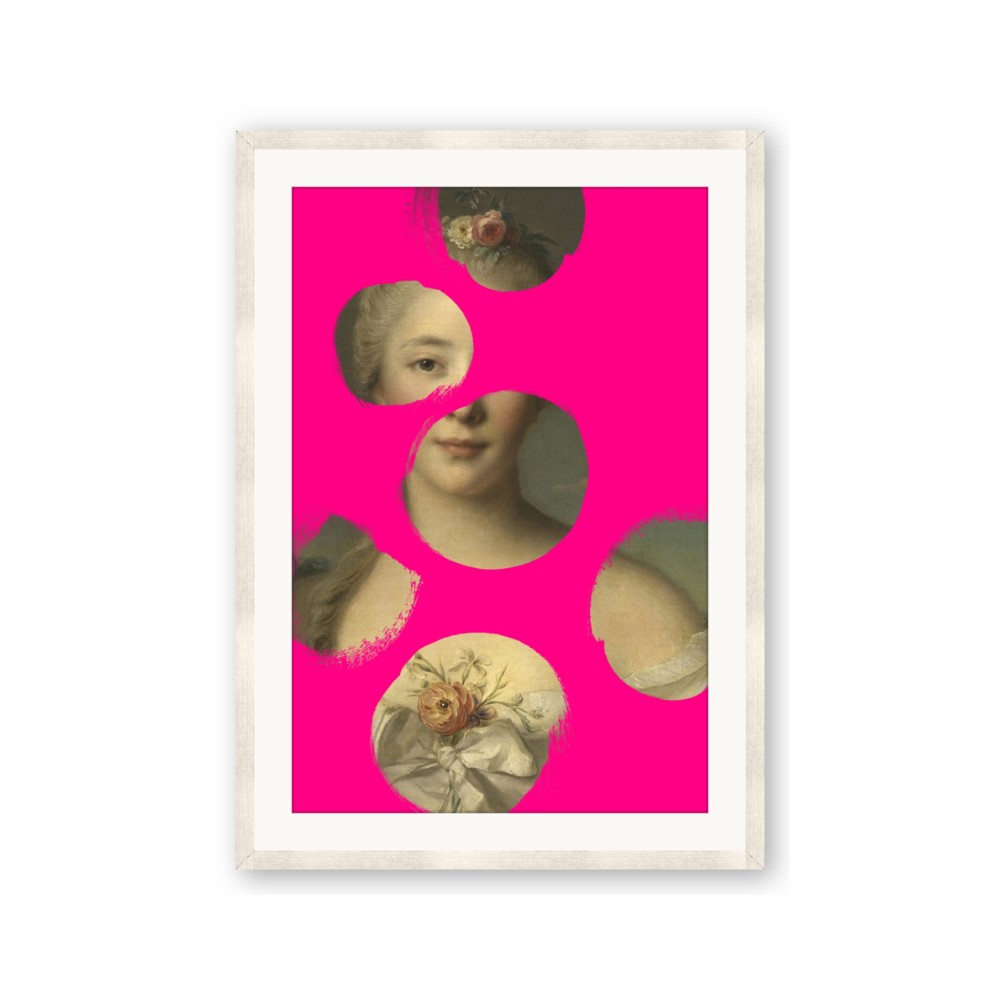 Neon Pink Circles