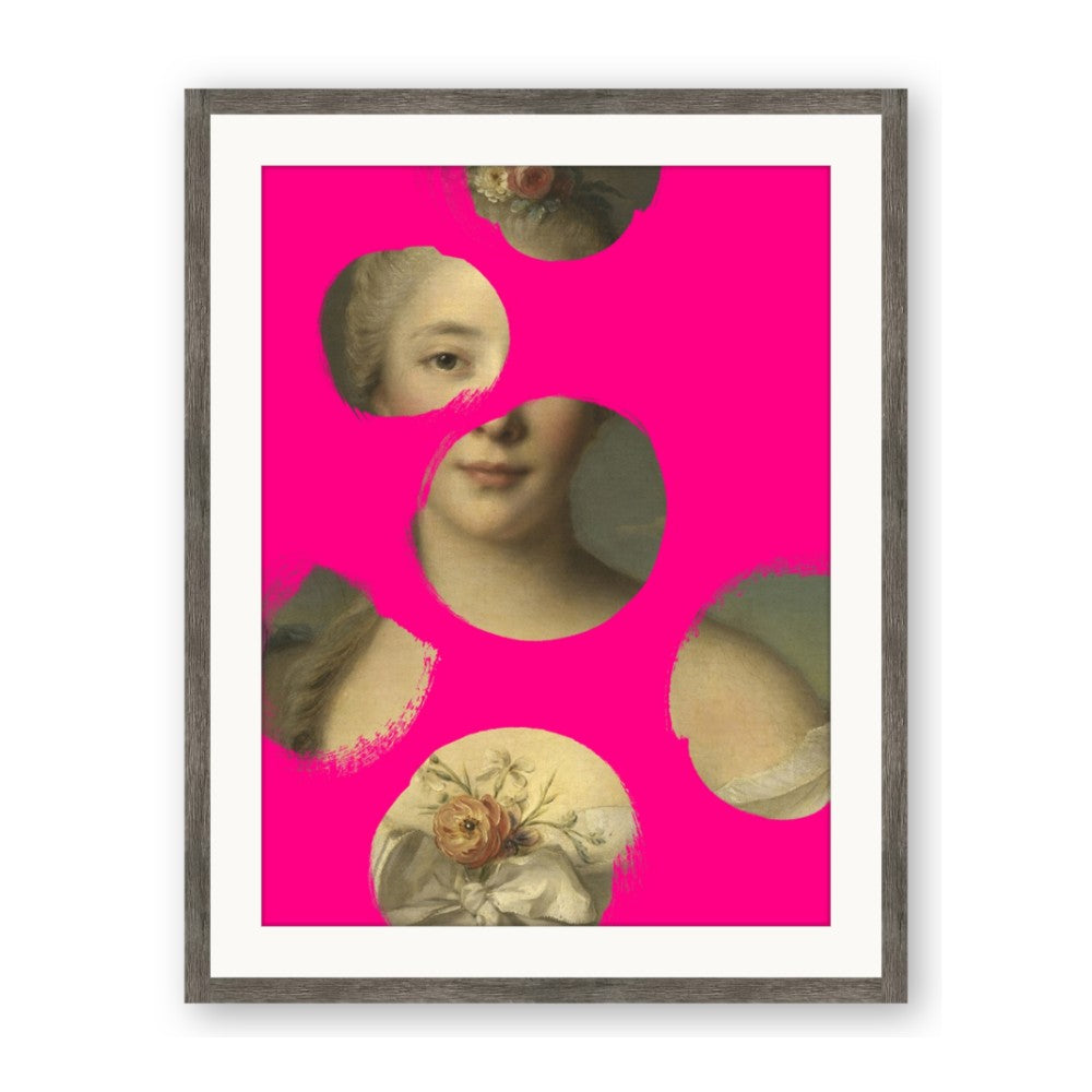 Neon Pink Circles
