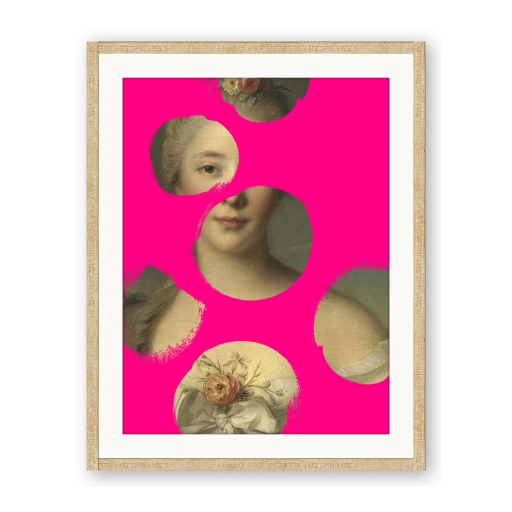 Neon Pink Circles
