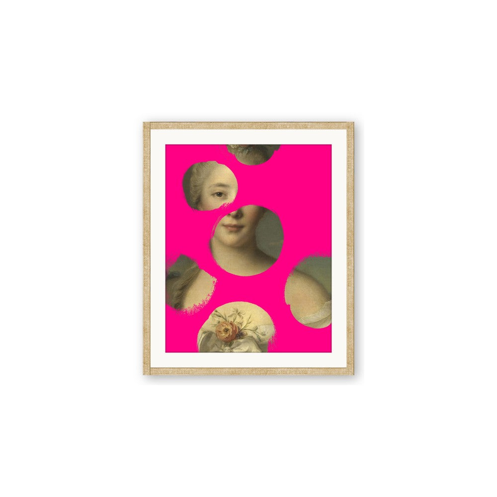 Neon Pink Circles