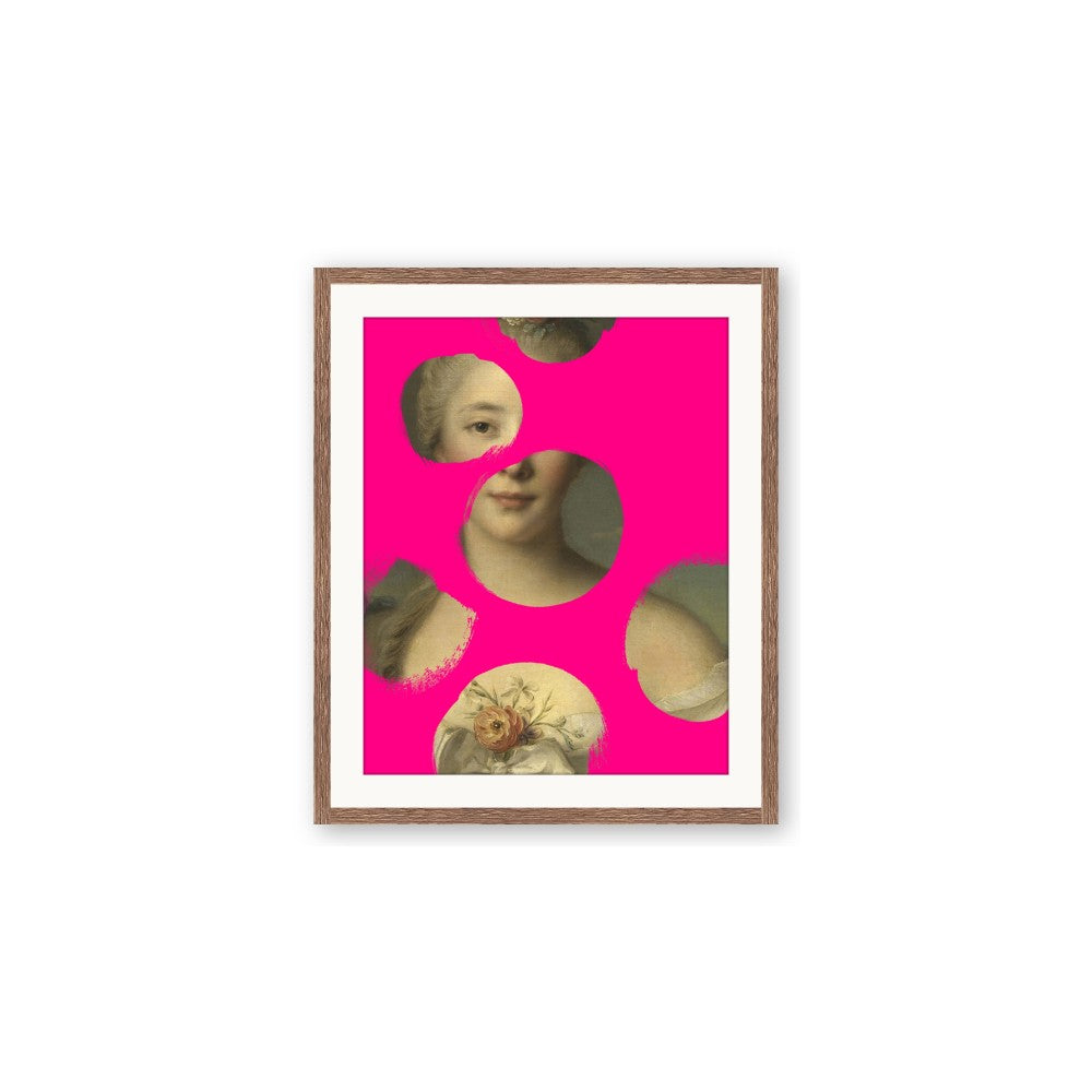 Neon Pink Circles
