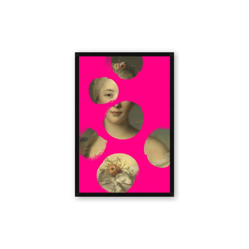 Neon Pink Circles