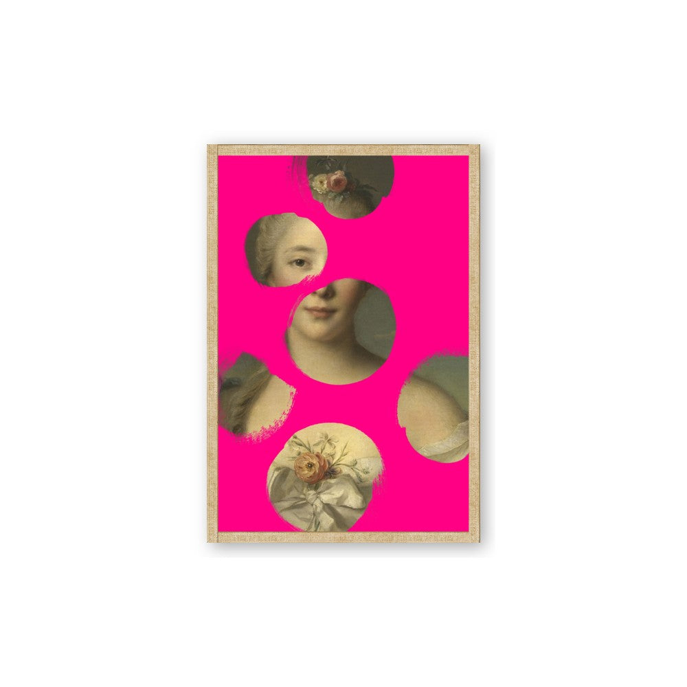 Neon Pink Circles
