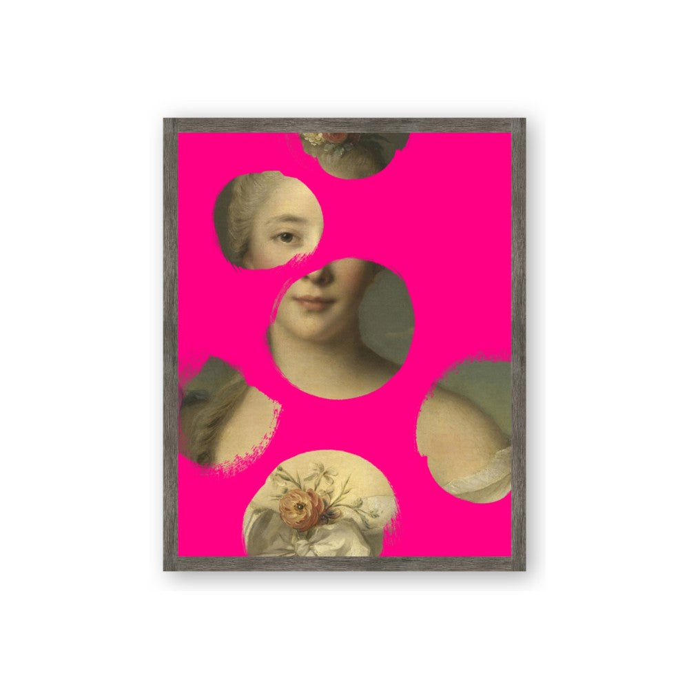 Neon Pink Circles