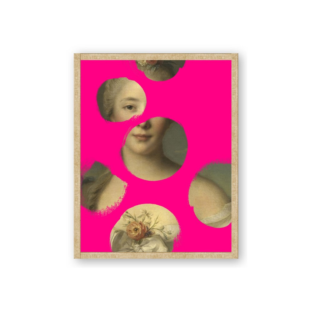 Neon Pink Circles