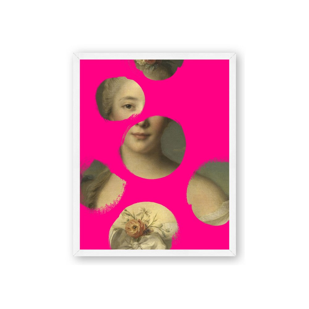 Neon Pink Circles