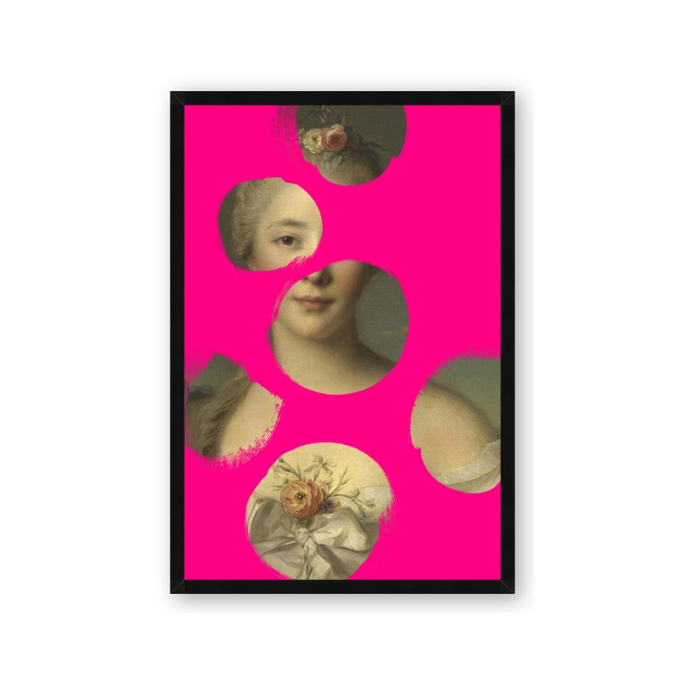 Neon Pink Circles