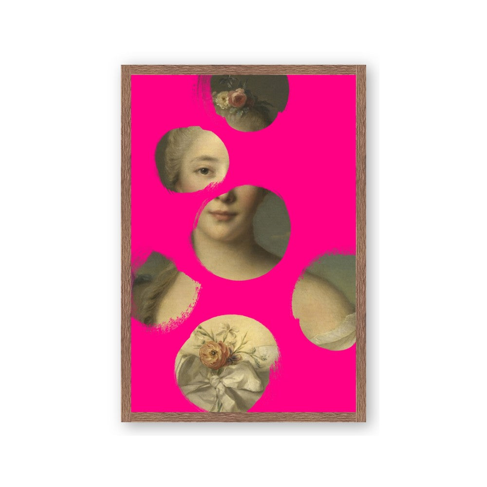 Neon Pink Circles