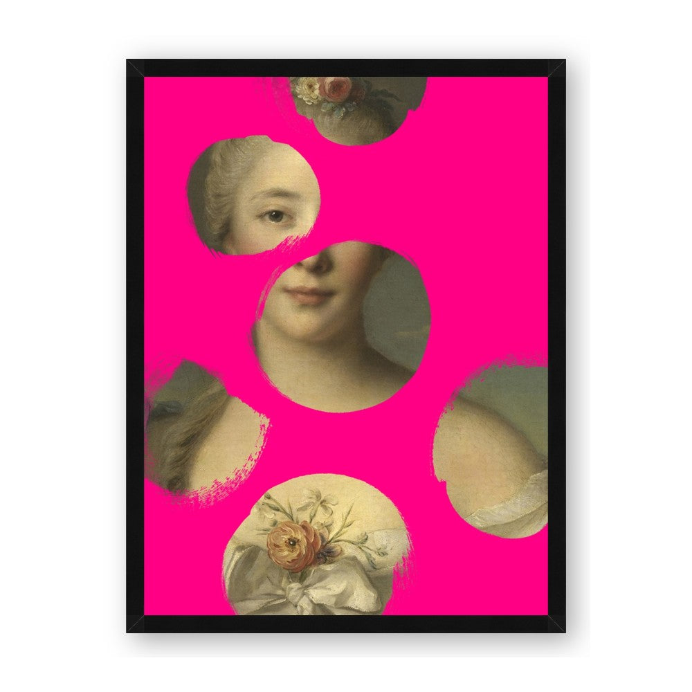 Neon Pink Circles