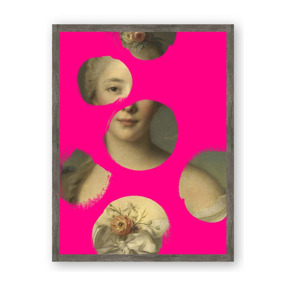 Neon Pink Circles