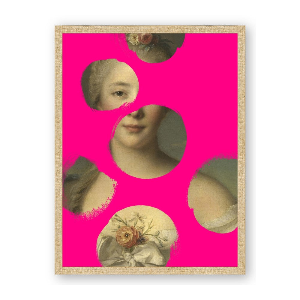 Neon Pink Circles