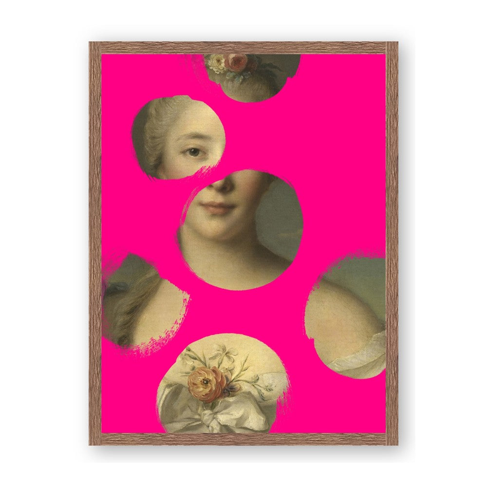 Neon Pink Circles