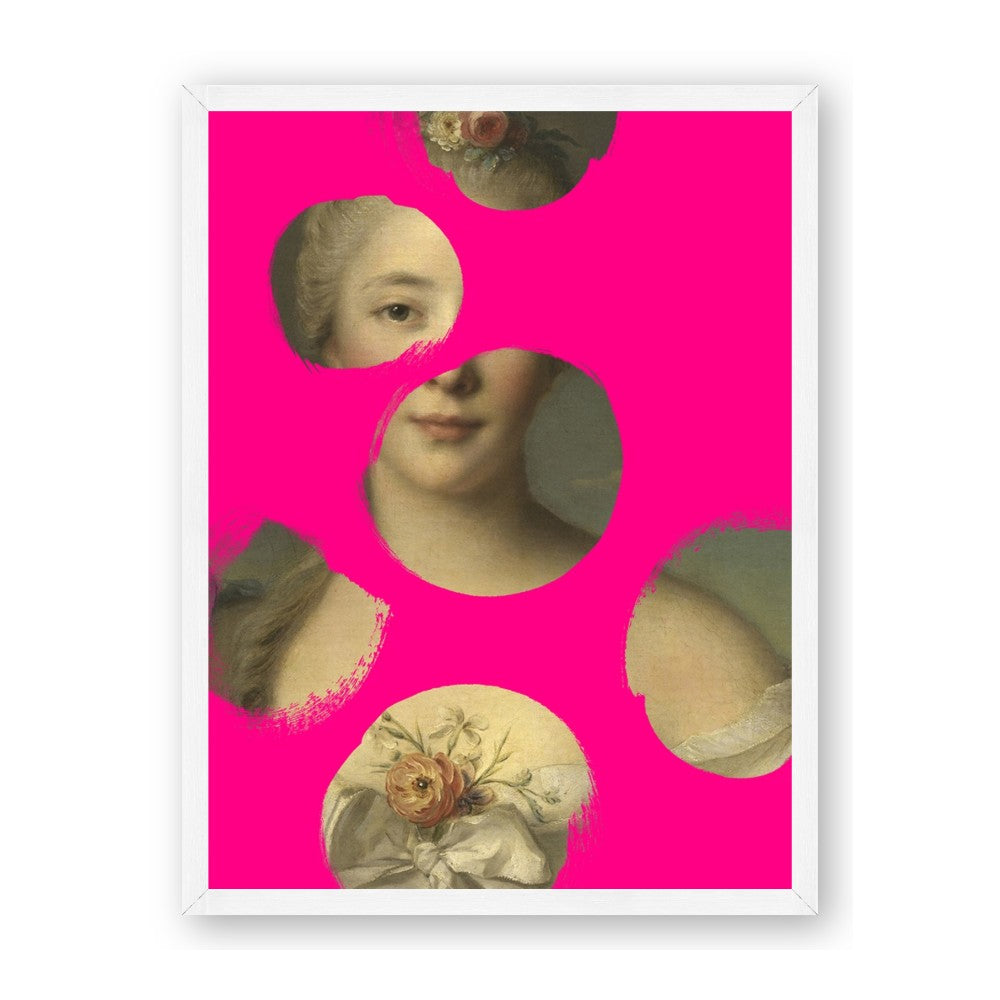 Neon Pink Circles