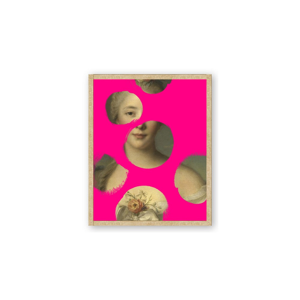 Neon Pink Circles