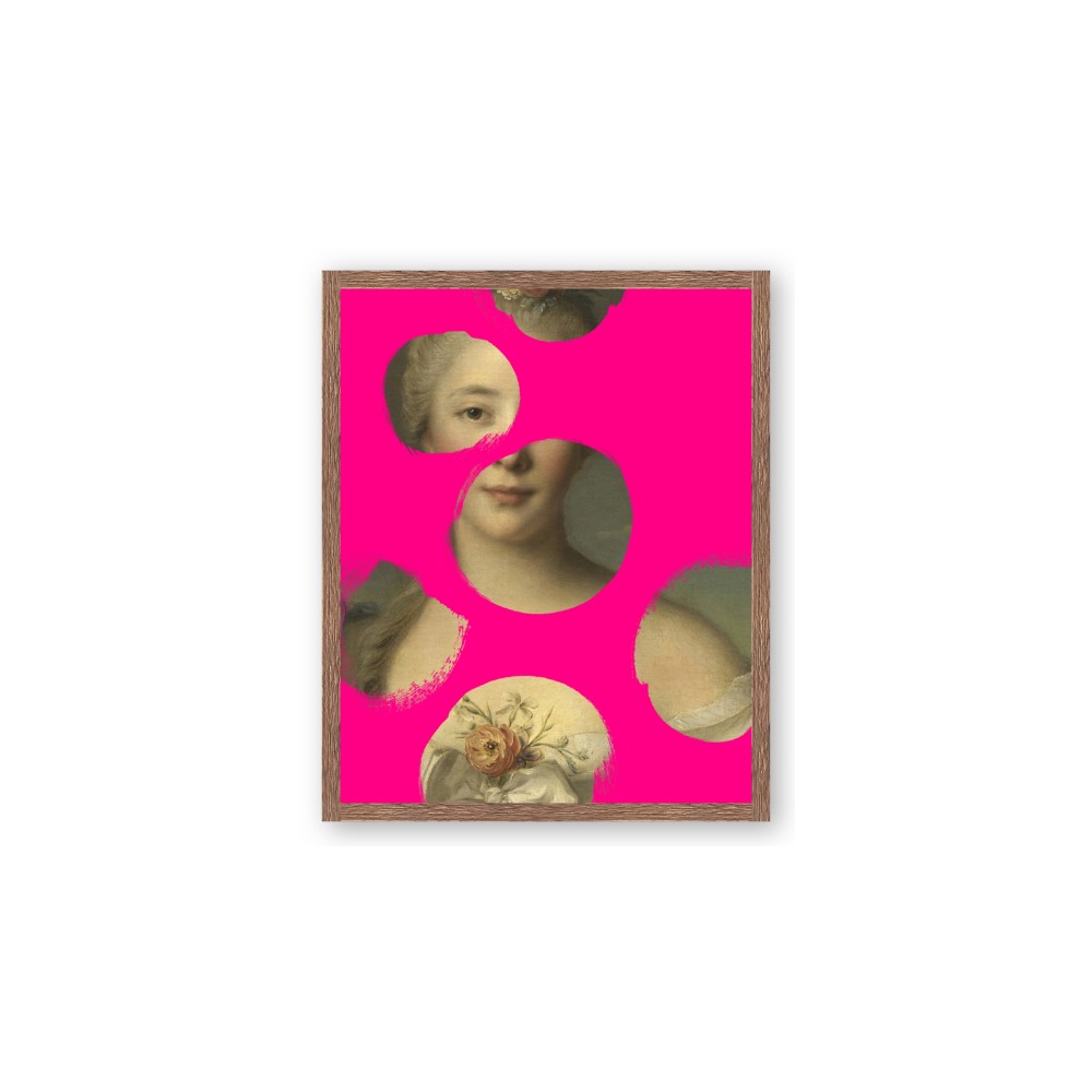 Neon Pink Circles