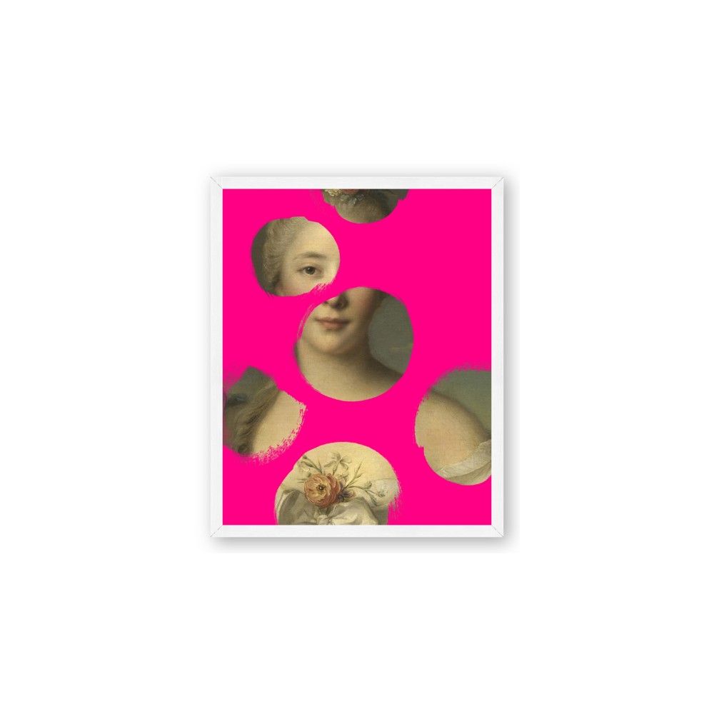 Neon Pink Circles