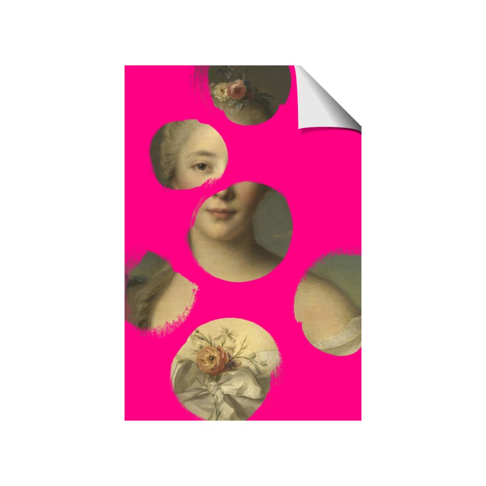 Neon Pink Circles