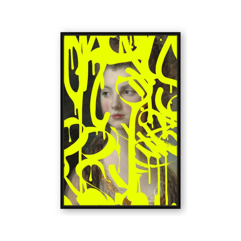 Neon Yellow Graffiti