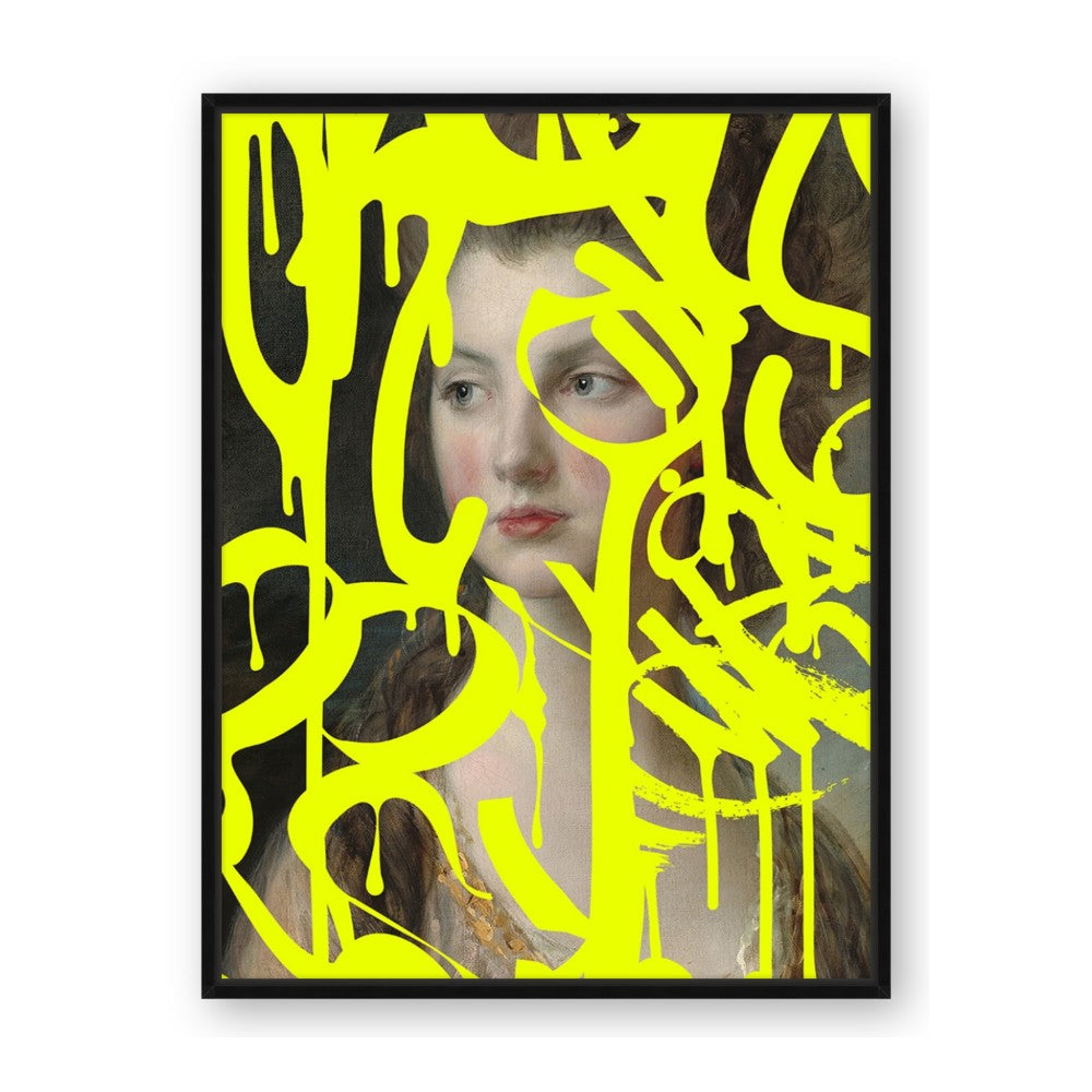 Neon Yellow Graffiti