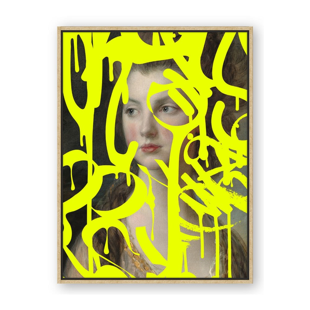 Neon Yellow Graffiti