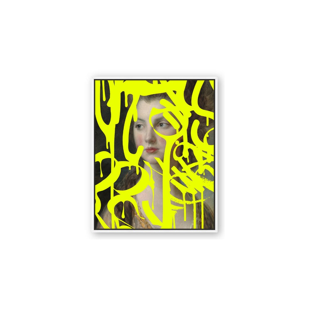 Neon Yellow Graffiti