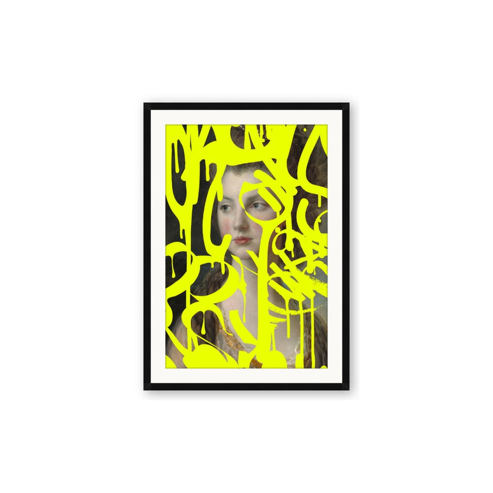 Neon Yellow Graffiti