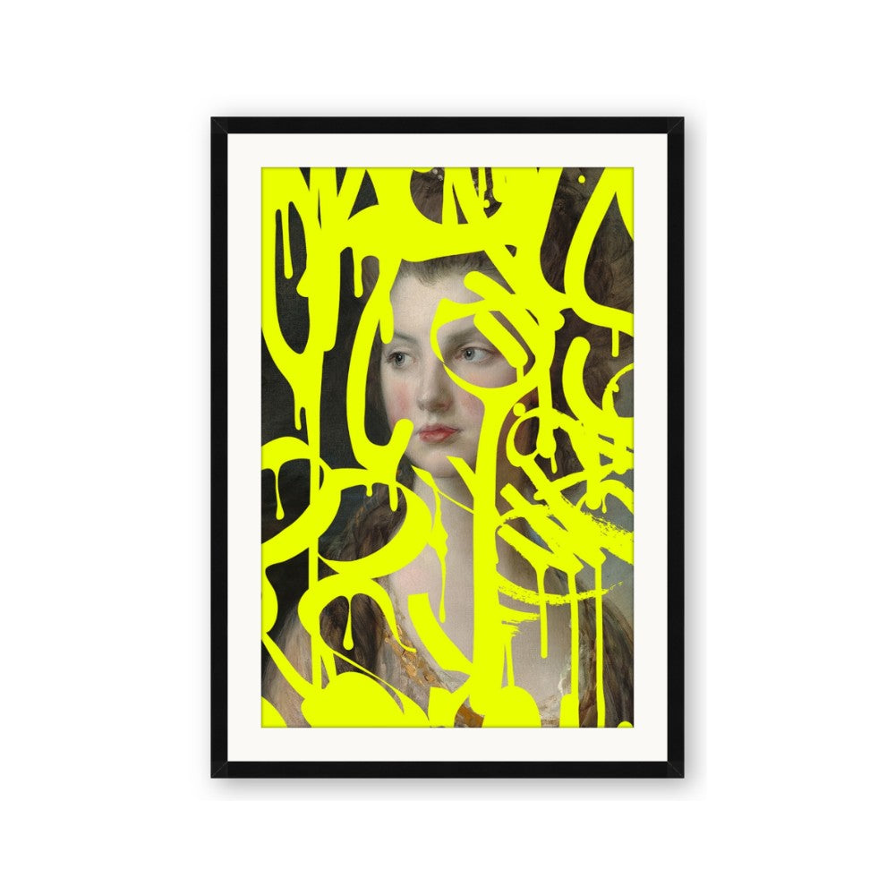Neon Yellow Graffiti