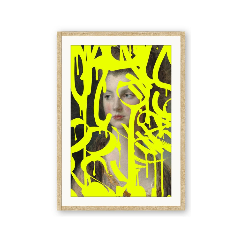 Neon Yellow Graffiti