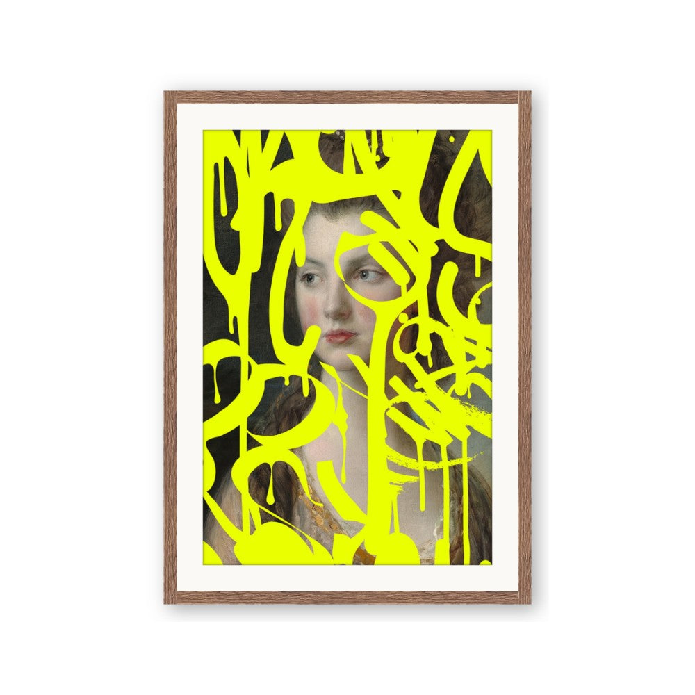 Neon Yellow Graffiti