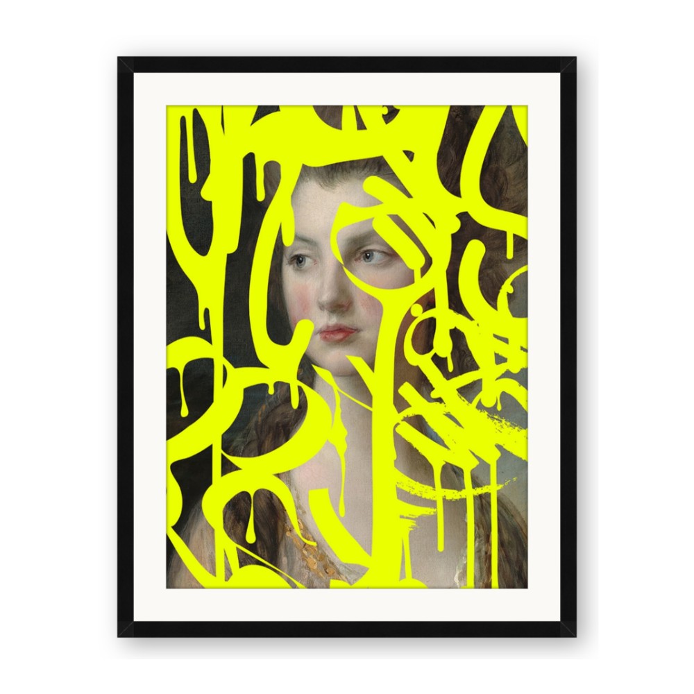 Neon Yellow Graffiti
