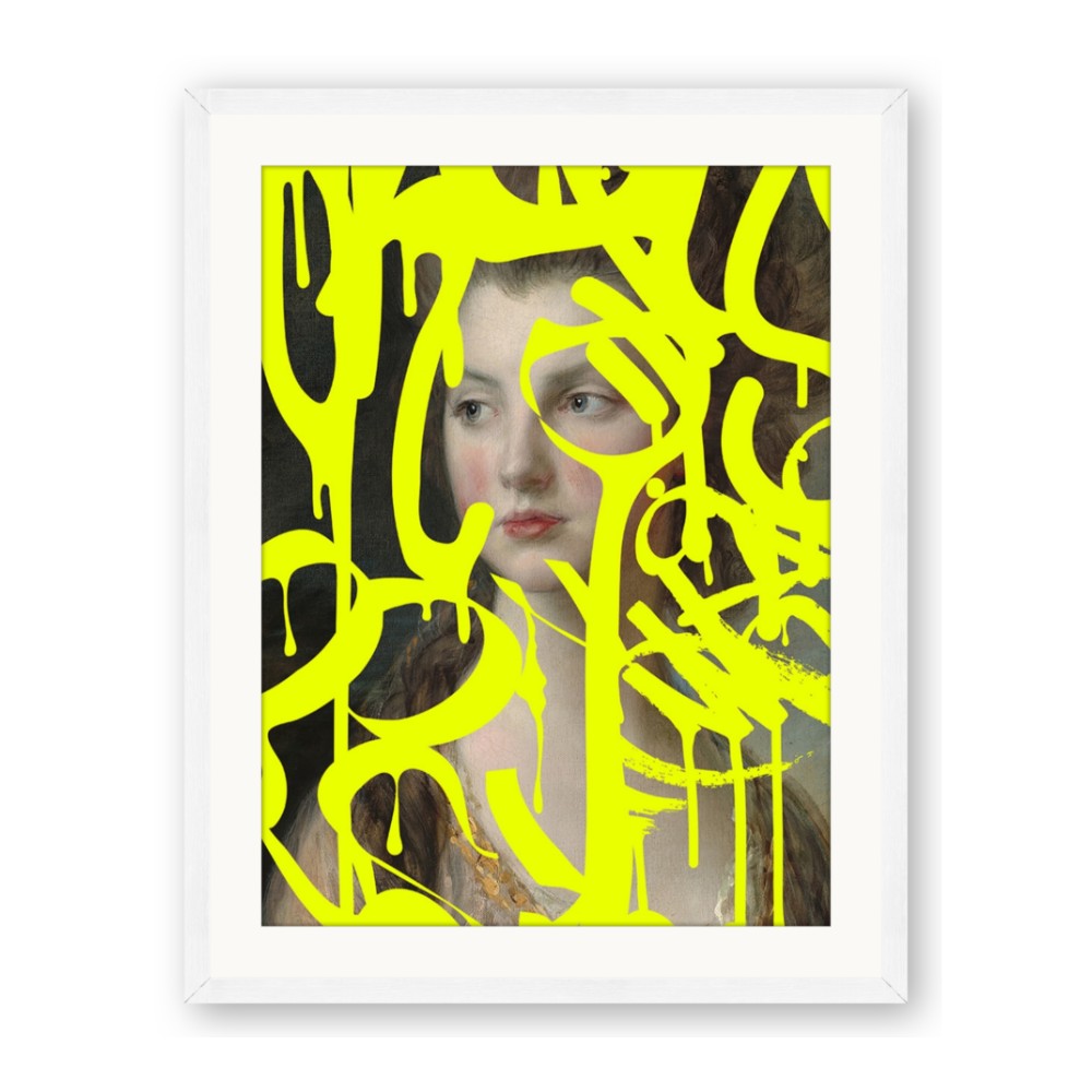 Neon Yellow Graffiti