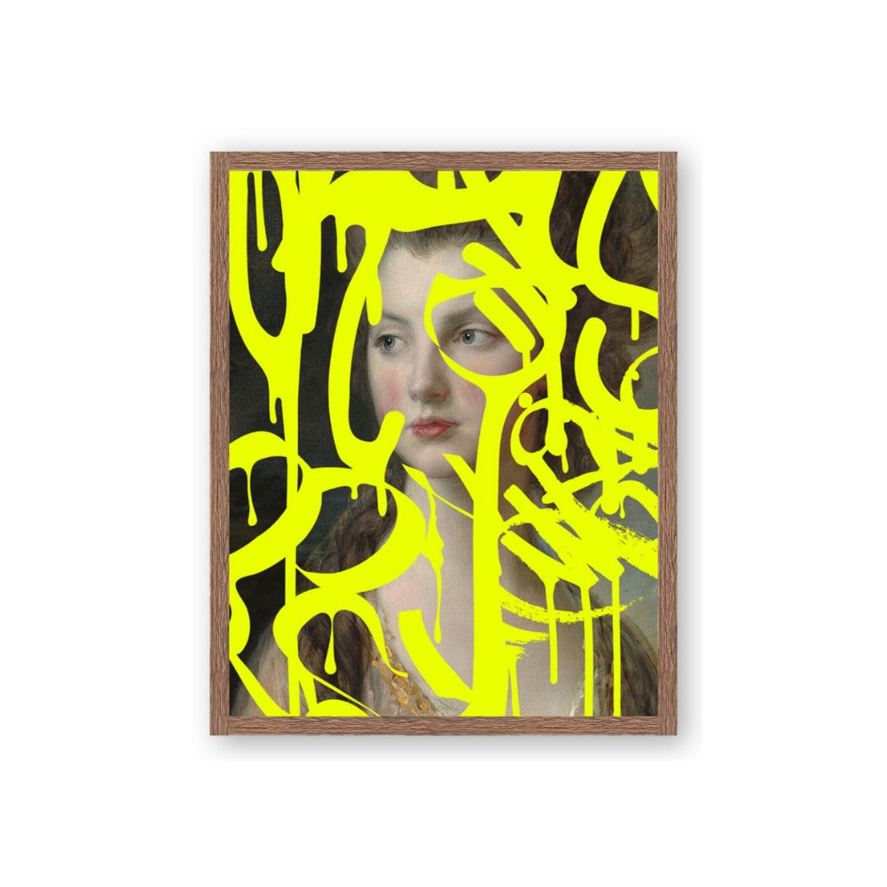 Neon Yellow Graffiti