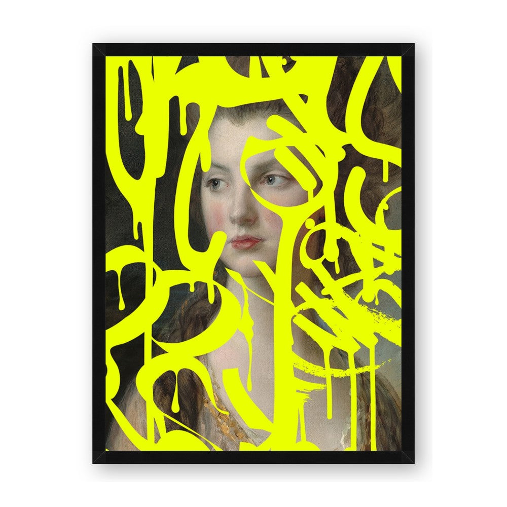 Neon Yellow Graffiti