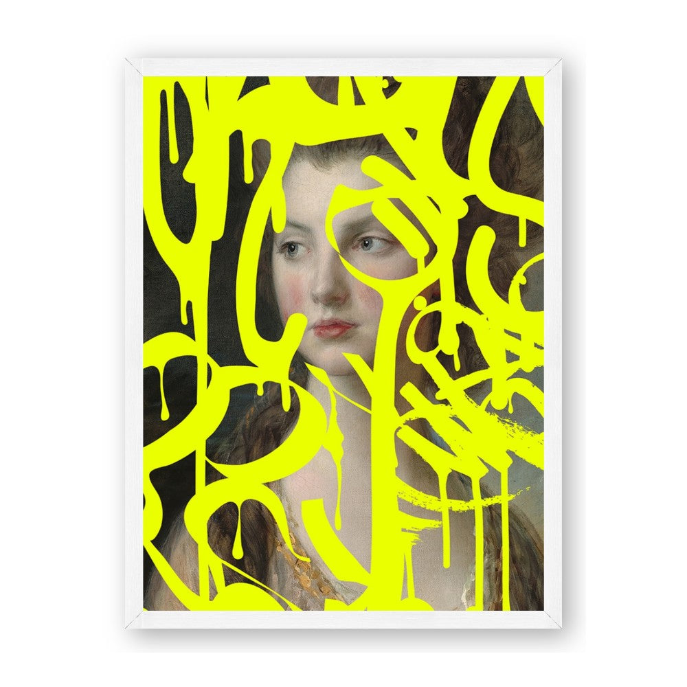 Neon Yellow Graffiti