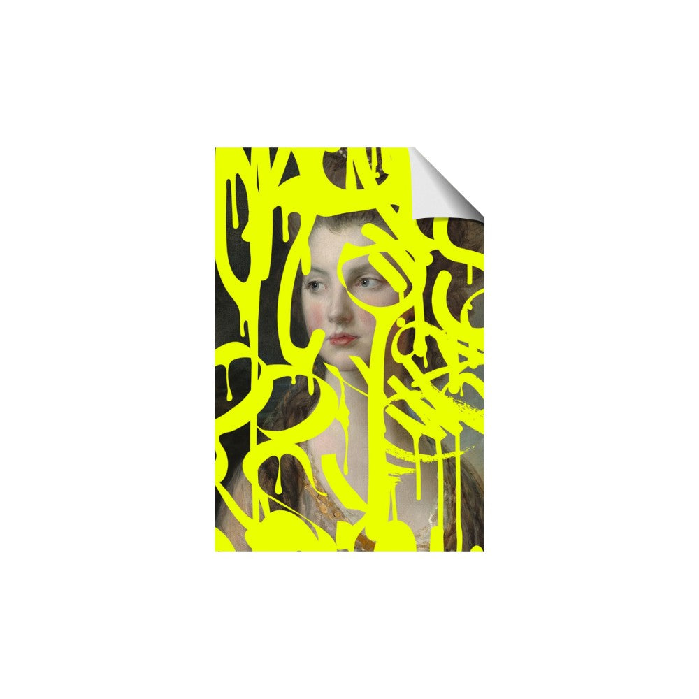 Neon Yellow Graffiti